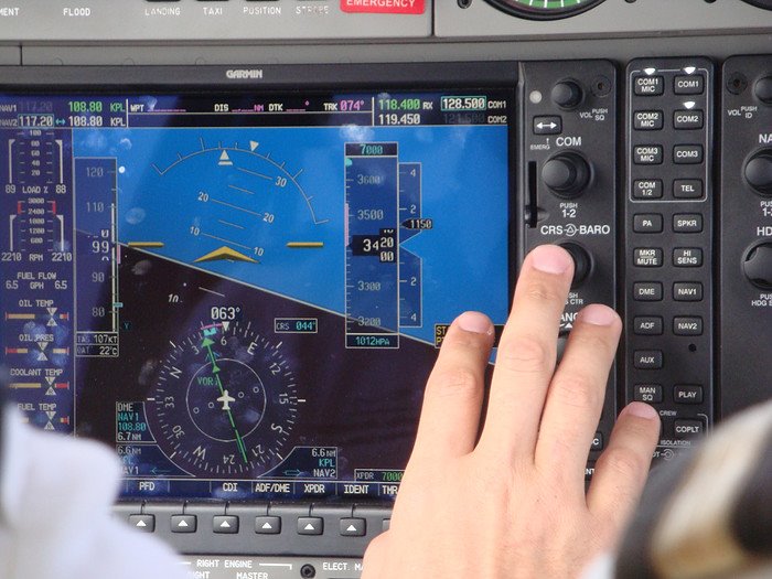 GPS system of small aircraft